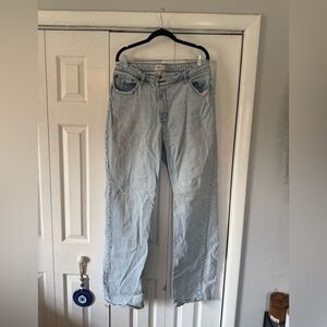Abercrombie & Fitch Light Blue Straight Leg Jeans